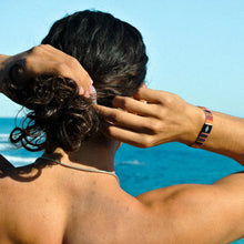 Load image into Gallery viewer, black hair ties, colourful hair ties, sustainable